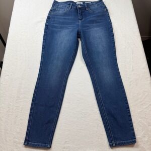 Royalty for Me High Rise Skinny Jeans Womens 8 Blue Excellent WP967972 Stretch